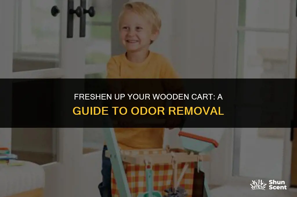 how to get odor out of wooden cart