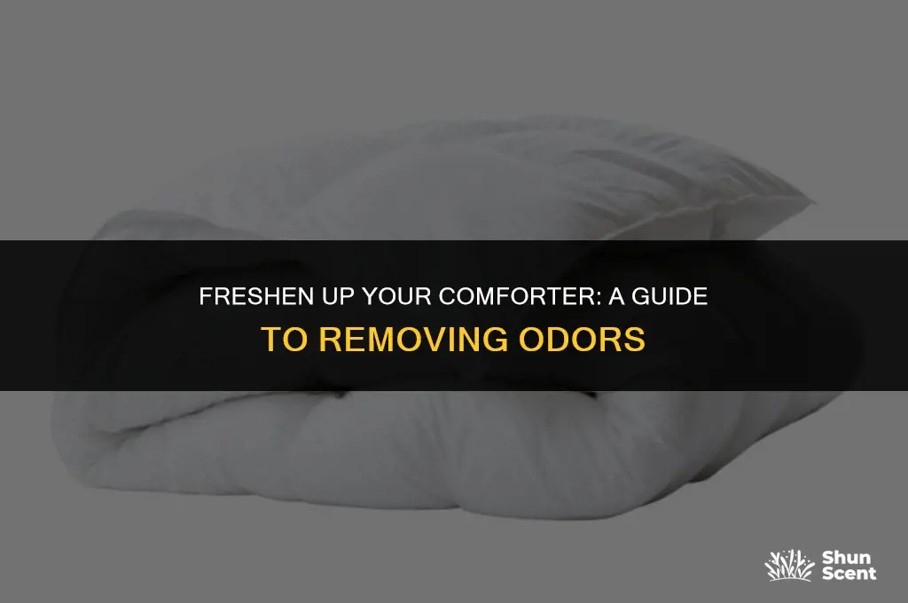 how to get odors out of a comforter
