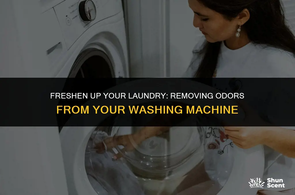 how to get odors out of a washing machine