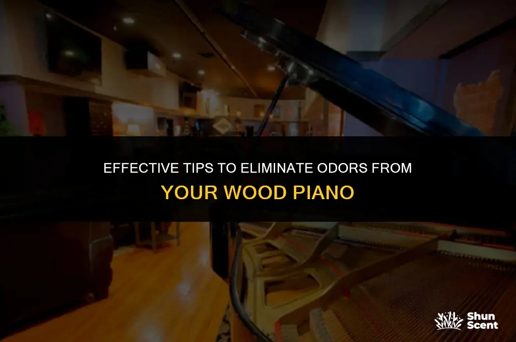 how to get odors out of a wood piano