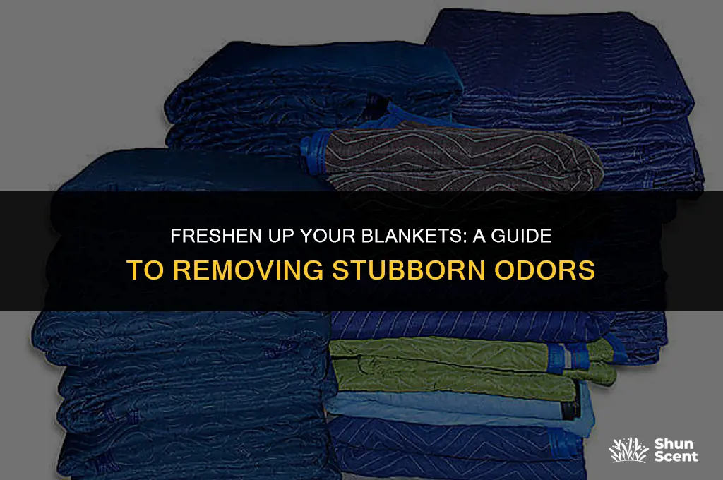 how to get odors out of blankets