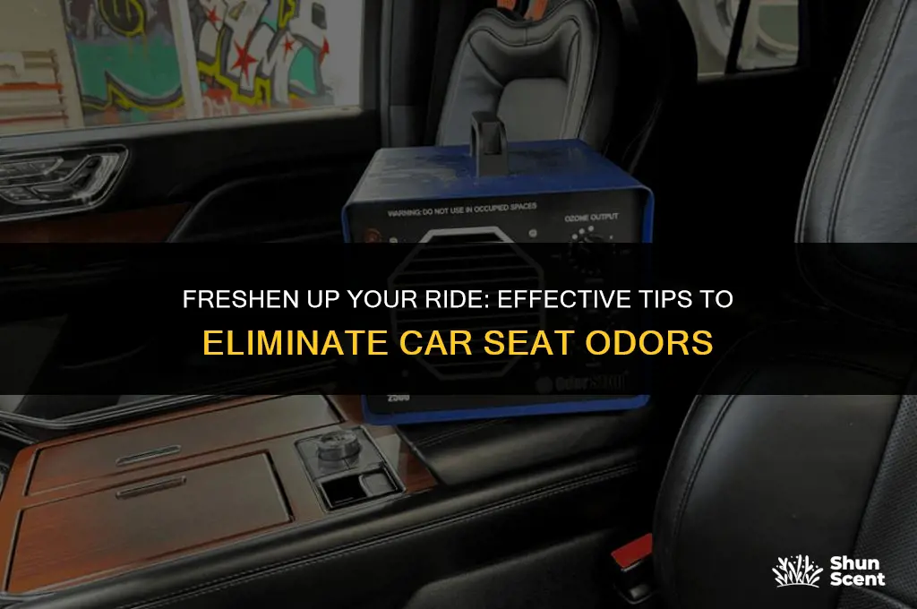 how to get odors out of car seats