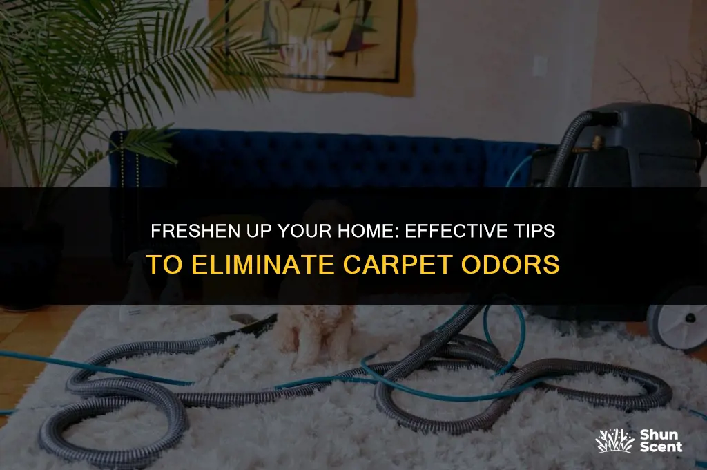 how to get odors out of carpets