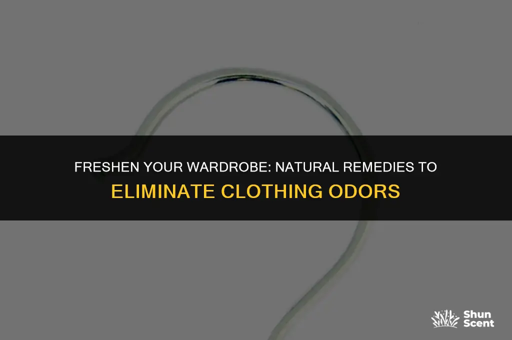 how to get odors out of clothing with natural ingredients