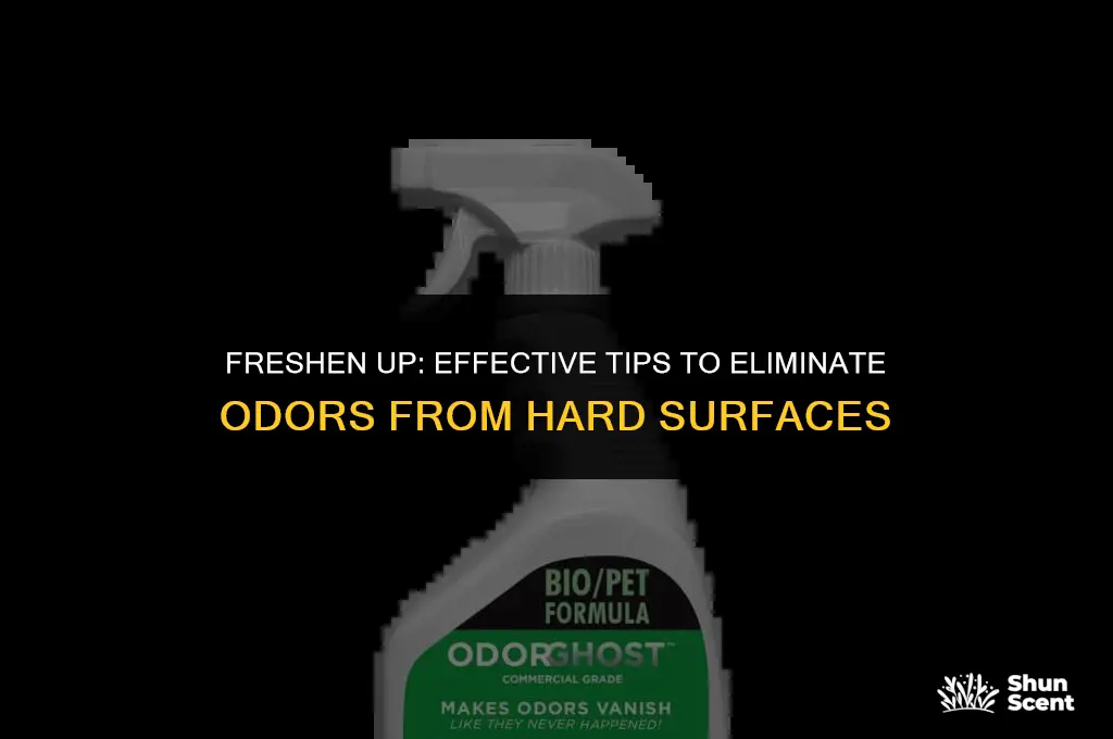 how to get odors out of hard surfaces