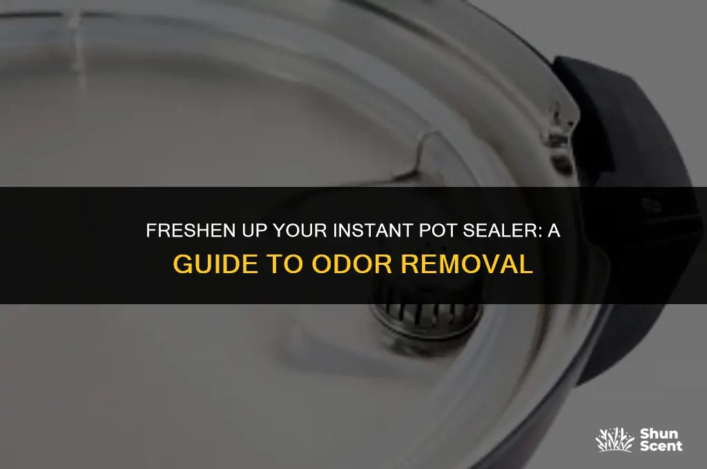 how to get odors out of instant pot sealer