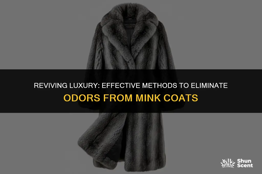 how to get odors out of mink coat