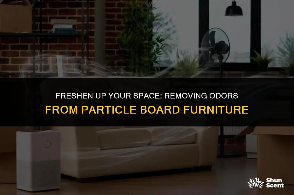 how to get odors out of partical board furniture