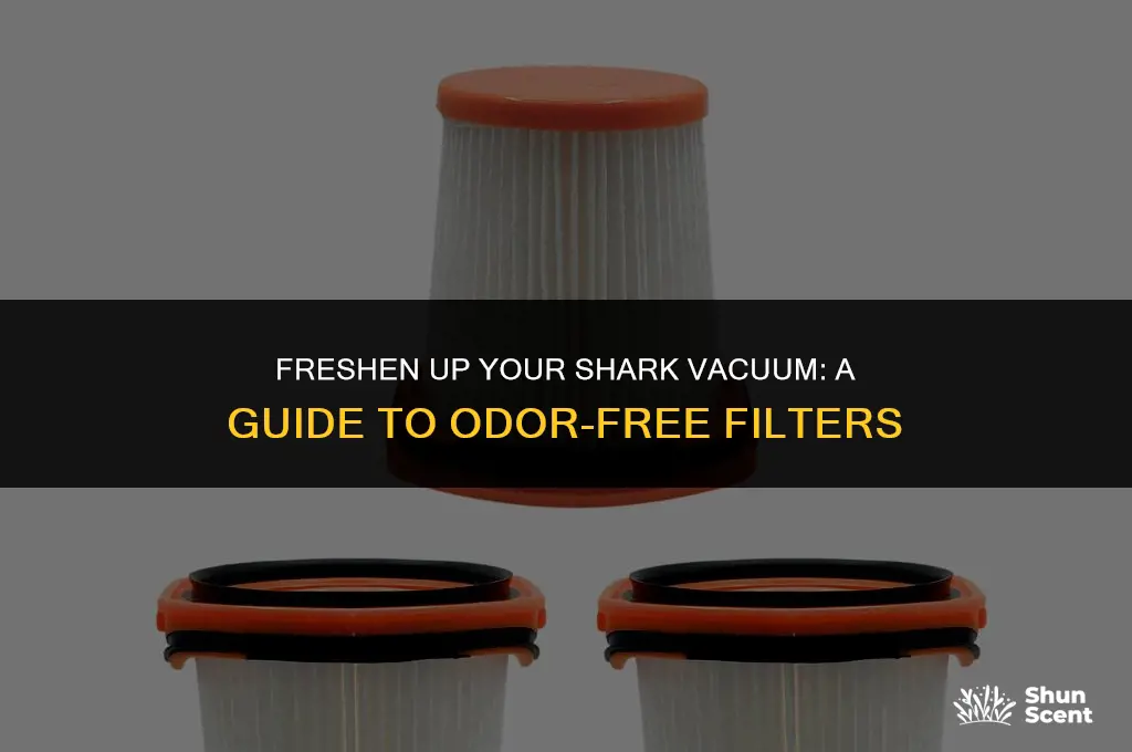 how to get odors out of shark vaccumn cleaner filters