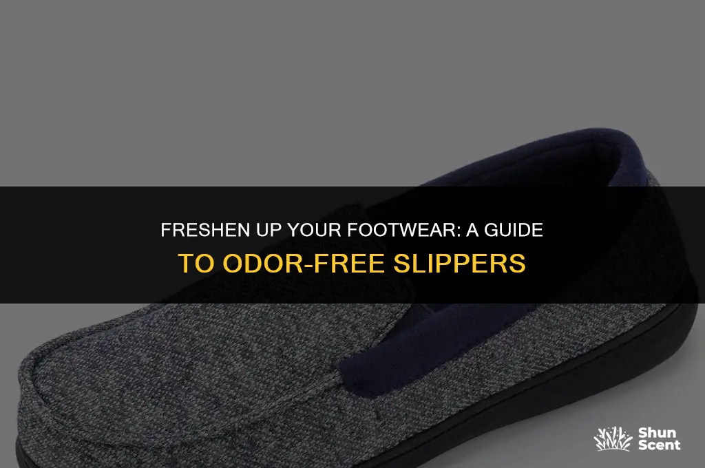 how to get odors out of slippers