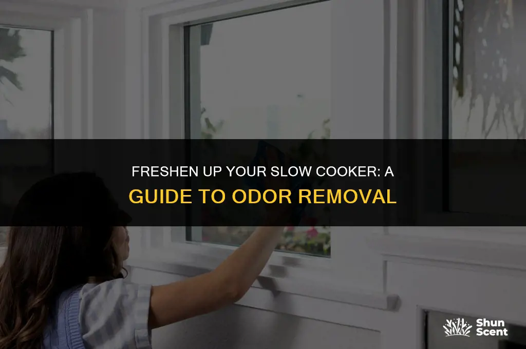 how to get odors out of slow cooker