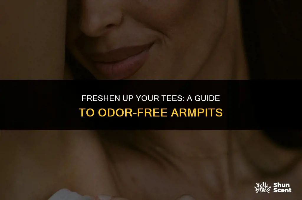 how to get odors out of tee shirts armpits