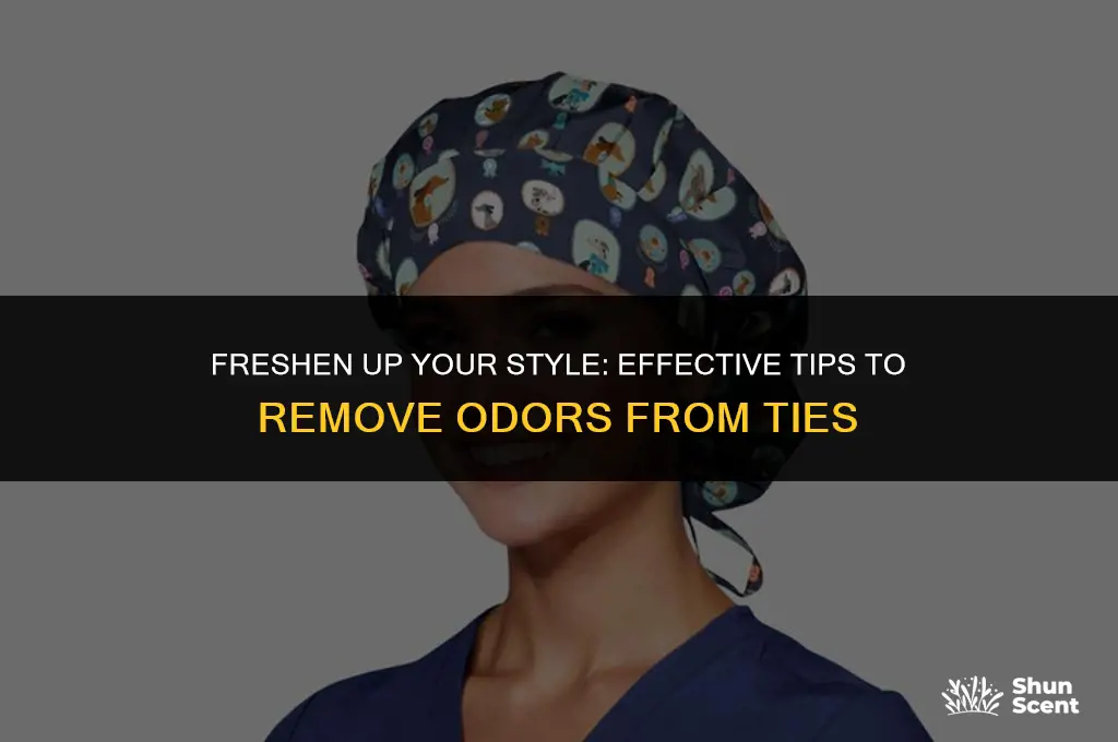 how to get odors out of ties