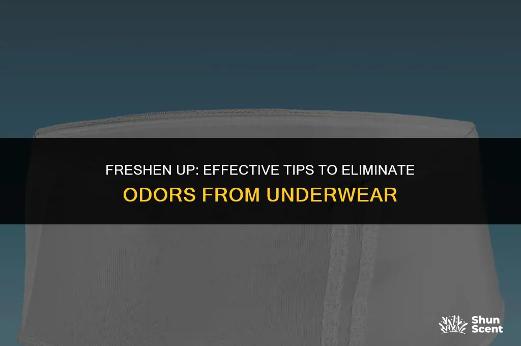 how to get odors out of underwear