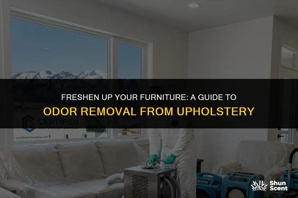 how to get odors out of upholstery