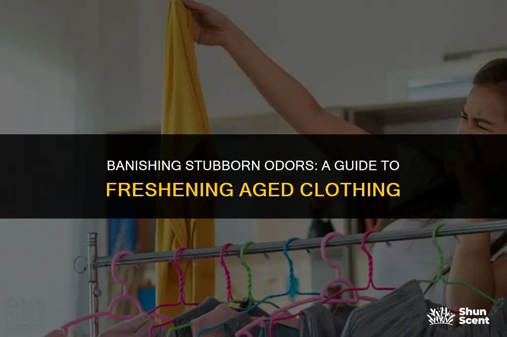 how to get old body odor out of clothes