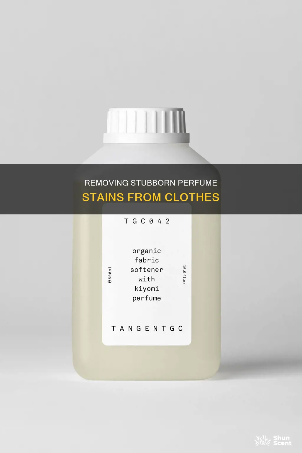 how to get old perfume stains out of clothes