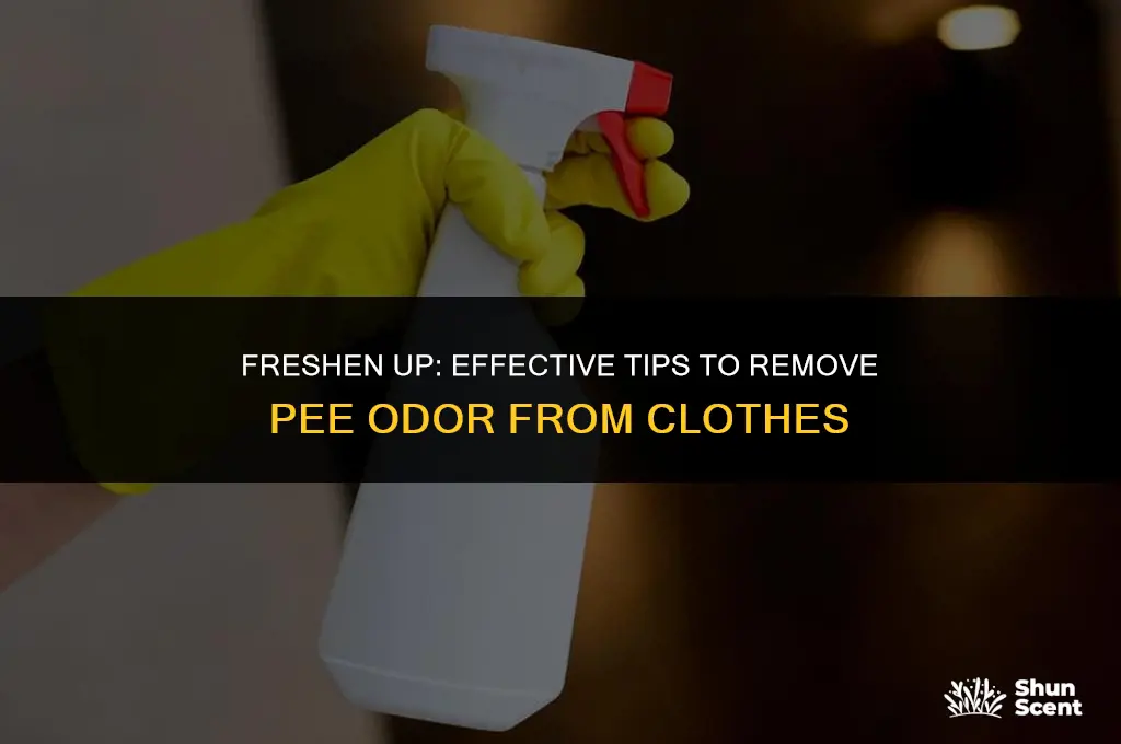 how to get pee odor out of clothes