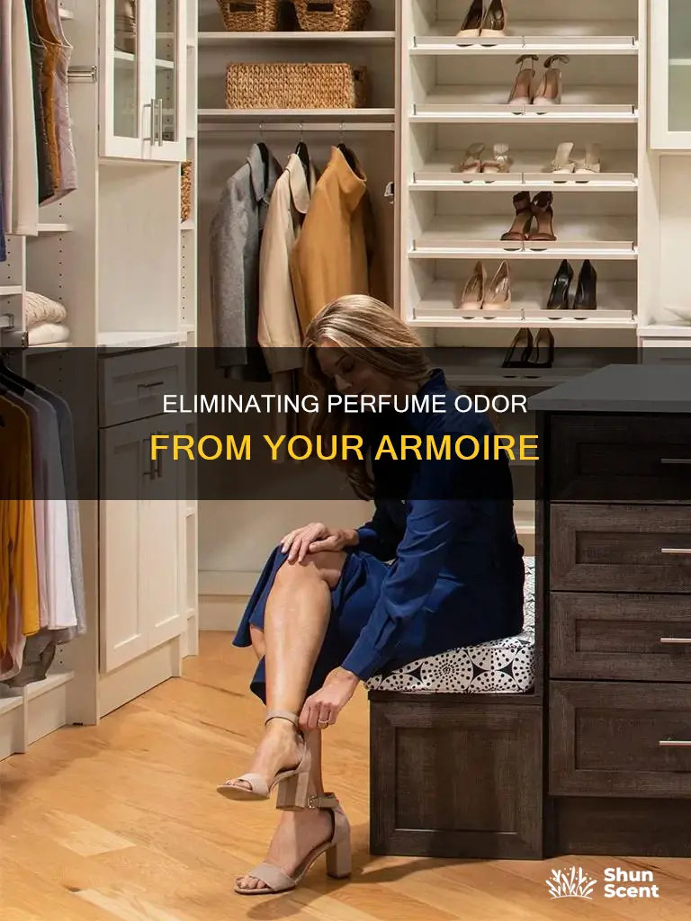 how to get perfume odeo out of armoire