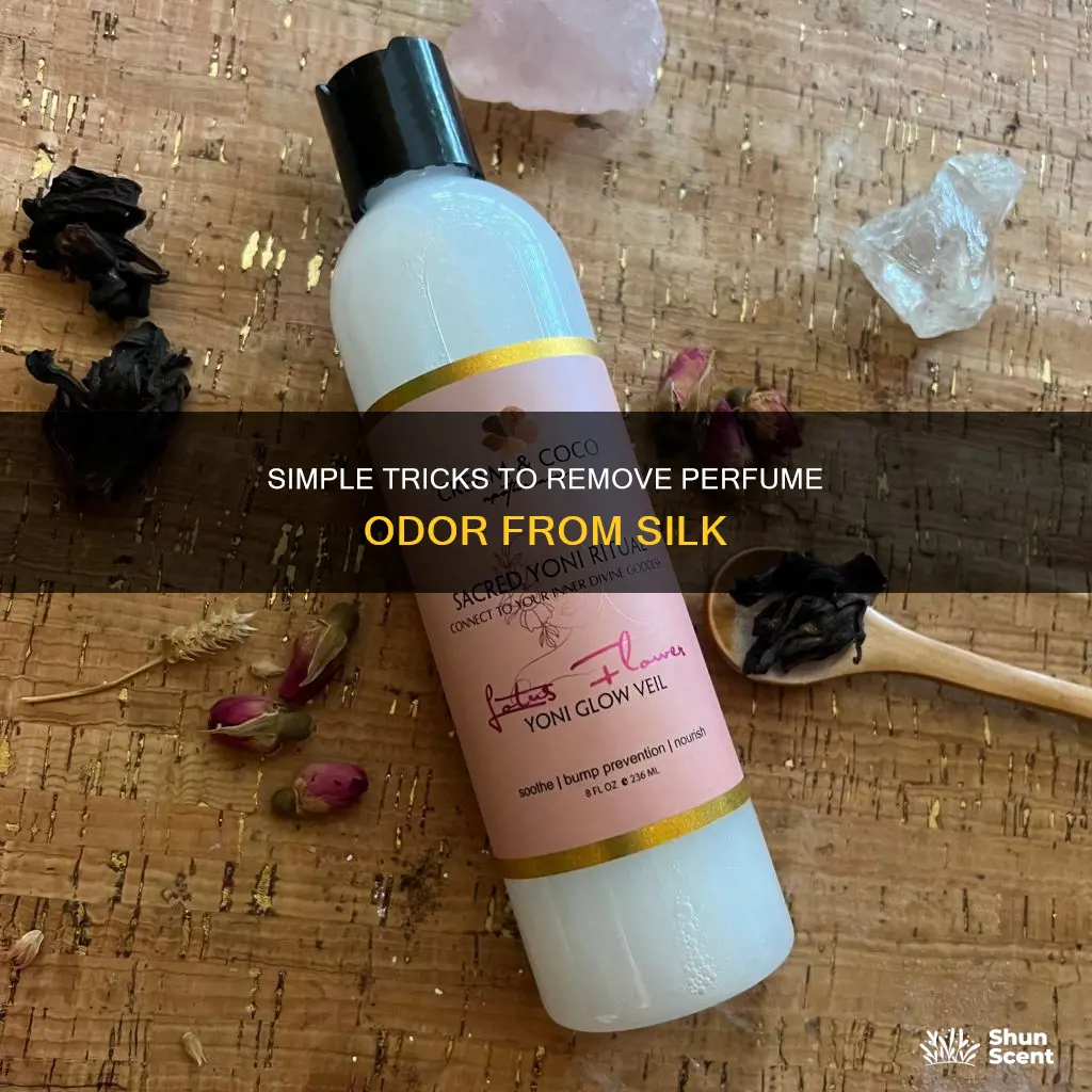 how to get perfume odor out of silk