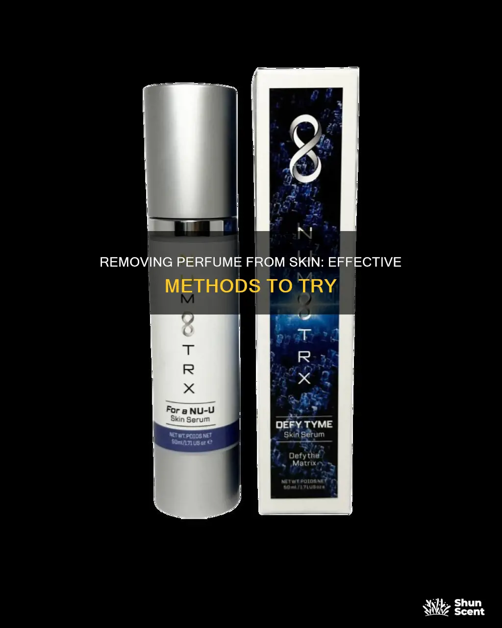 how to get perfume off of skin
