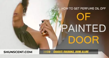 Removing Perfume Oil Stains from Painted Doors