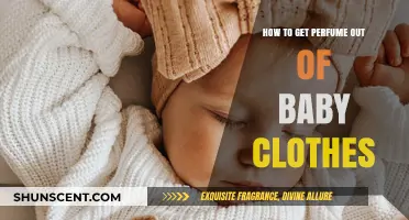 Removing Perfume Stains from Baby Clothes