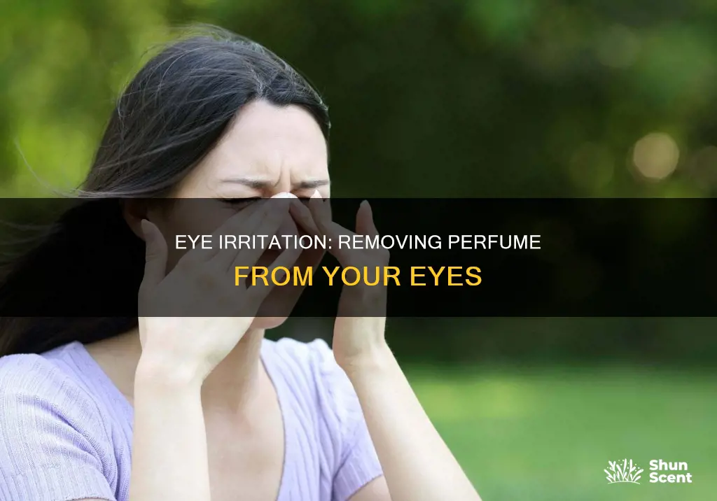 how to get perfume out of eye