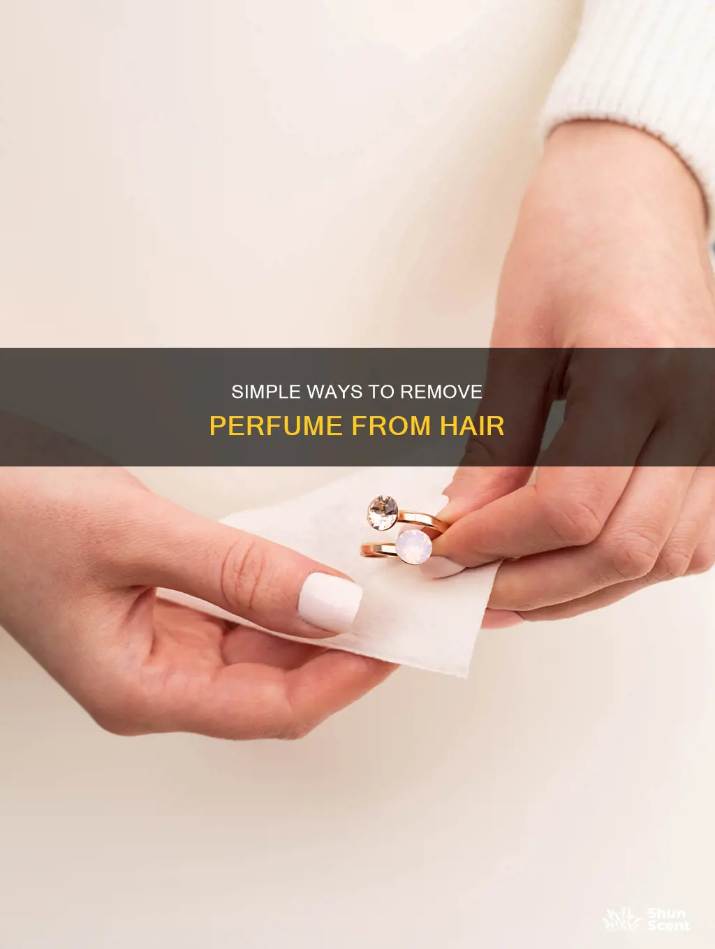 how to get perfume out of hair