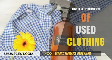 Removing Stubborn Perfume Stains from Clothes