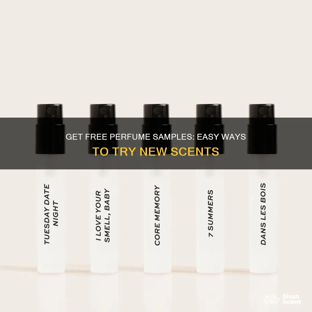 how to get perfume samples free