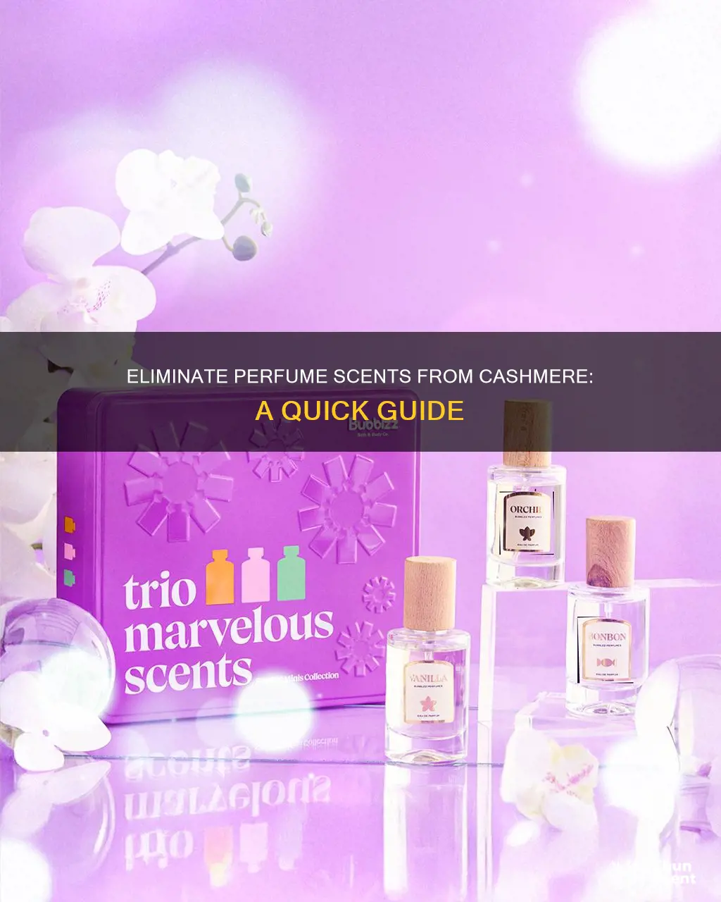 how to get perfume smell out of cashmere