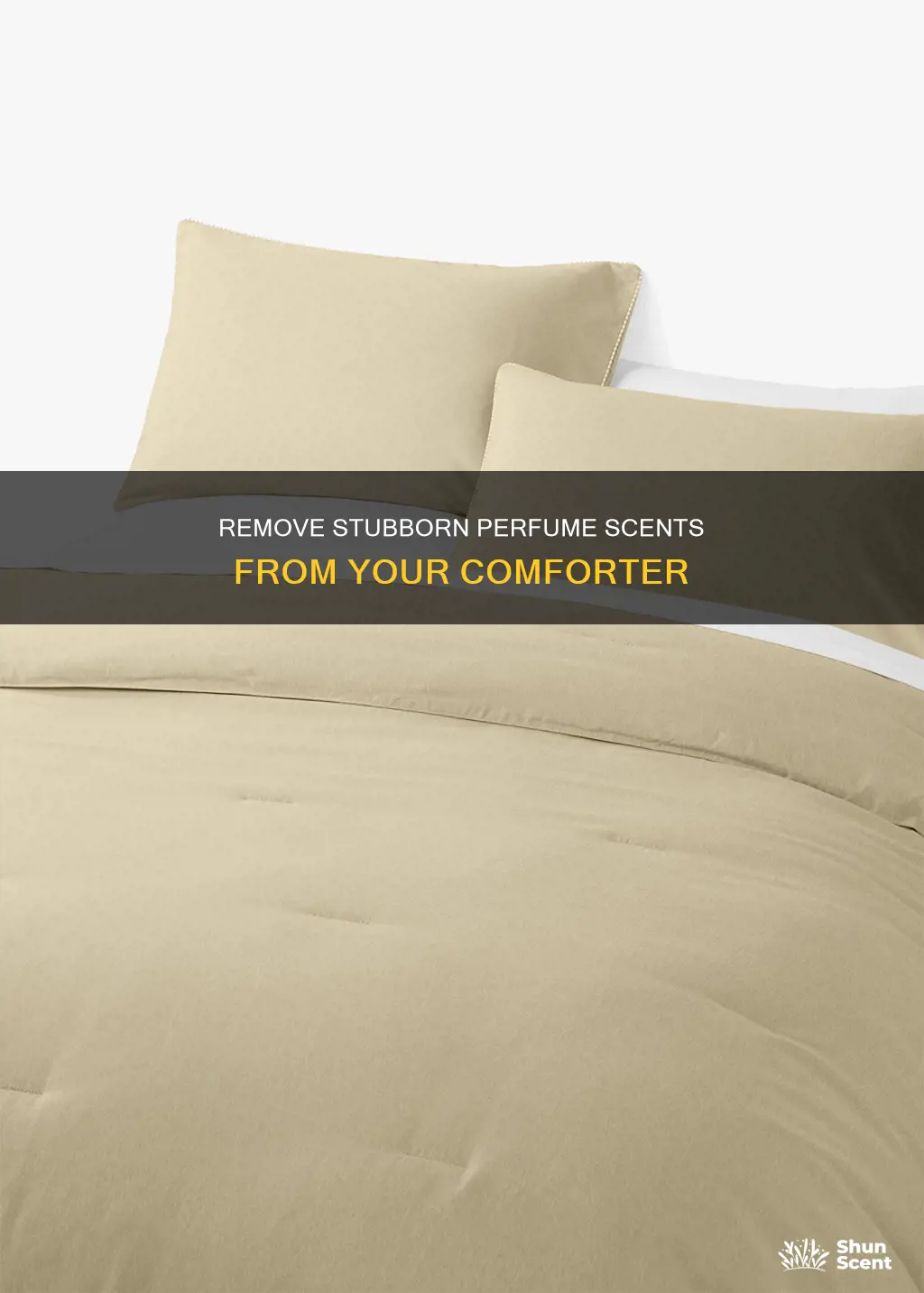 how to get perfume smell out of comforter