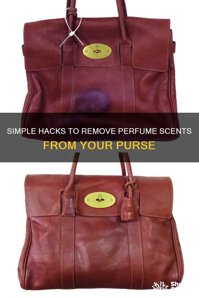 how to get perfume smell out of purse