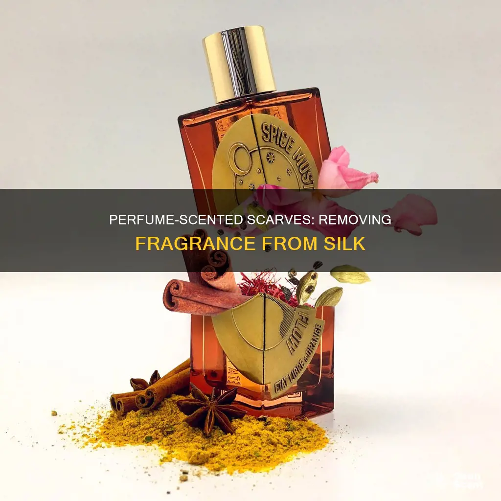 how to get perfume smell out of silk scarf