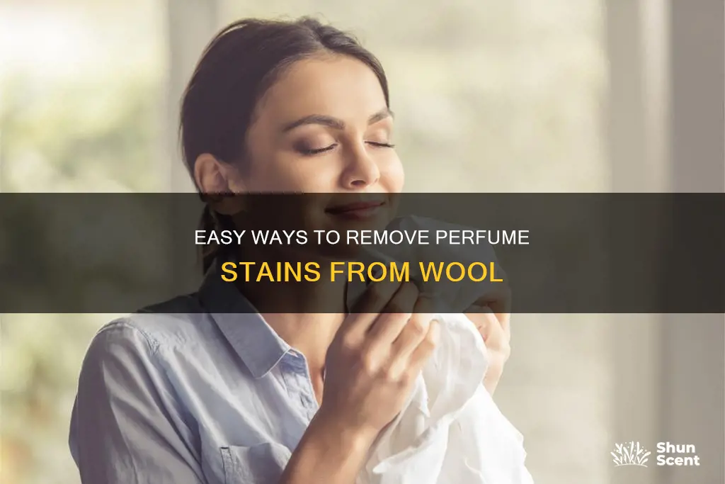 how to get perfume smell out of wool