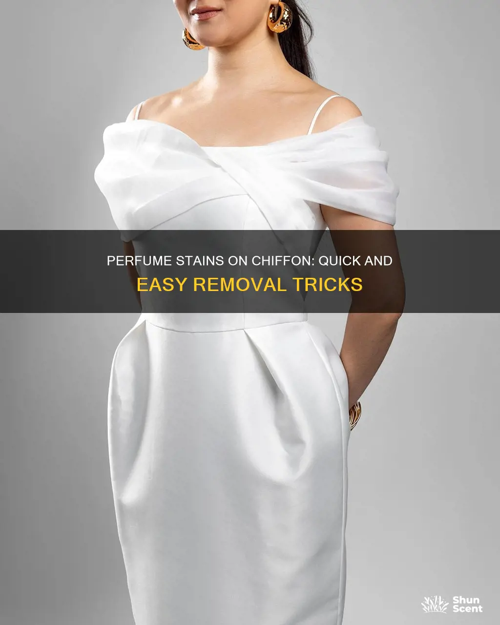 how to get perfume stain out of chiffon