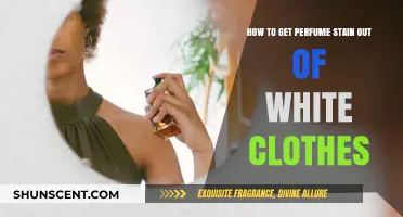 Removing Perfume Stains from White Clothes: A Quick Guide