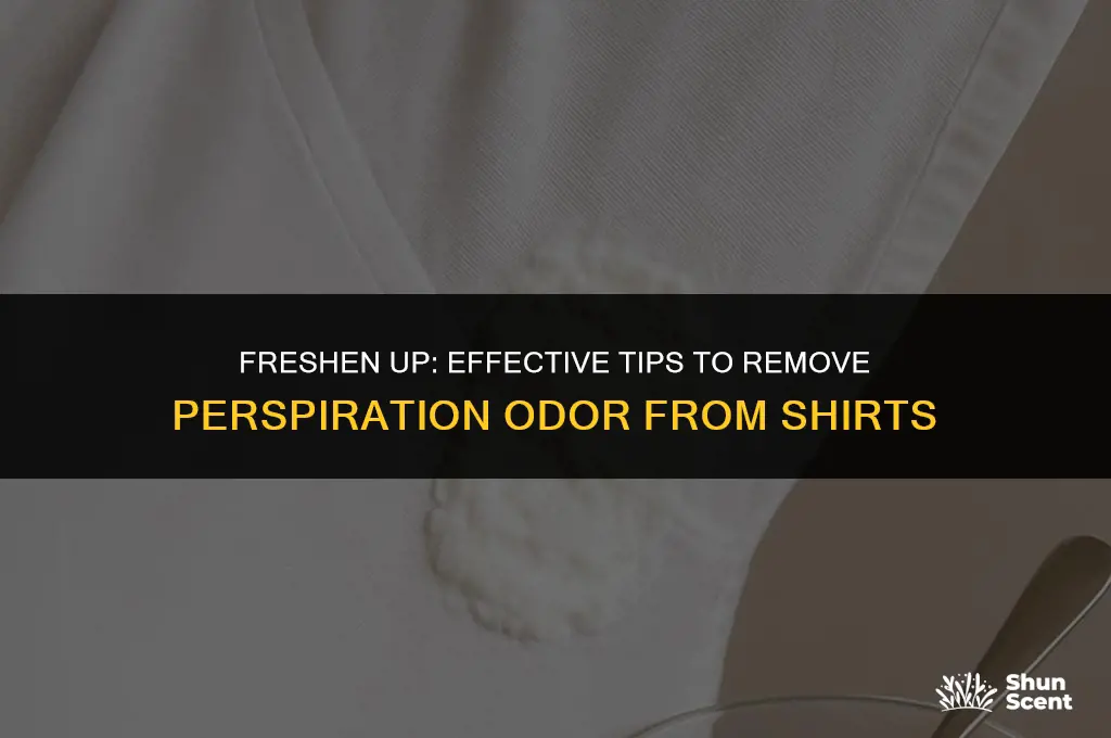 how to get perspiration odor out of shirts