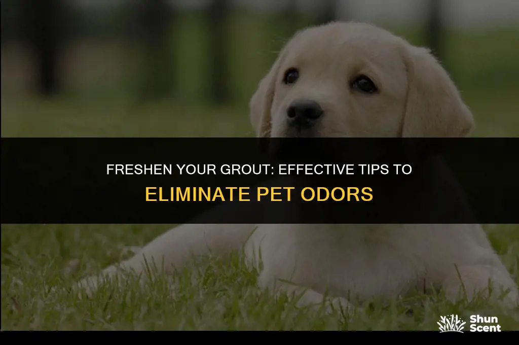 how to get pet odors out of grout