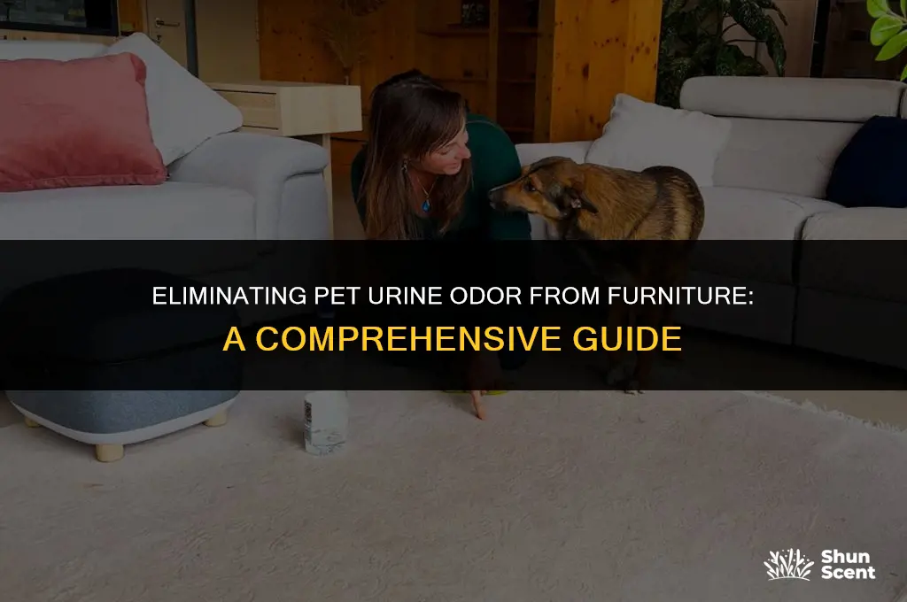 how to get pet urine odor out of furniture
