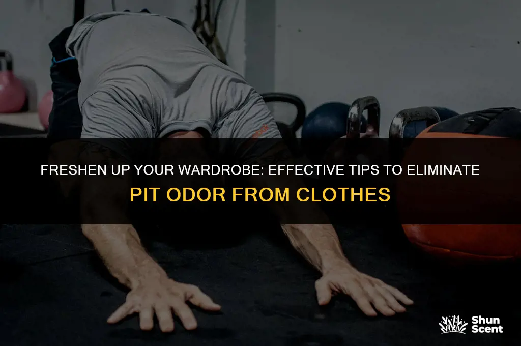 how to get pit odor out of clothes