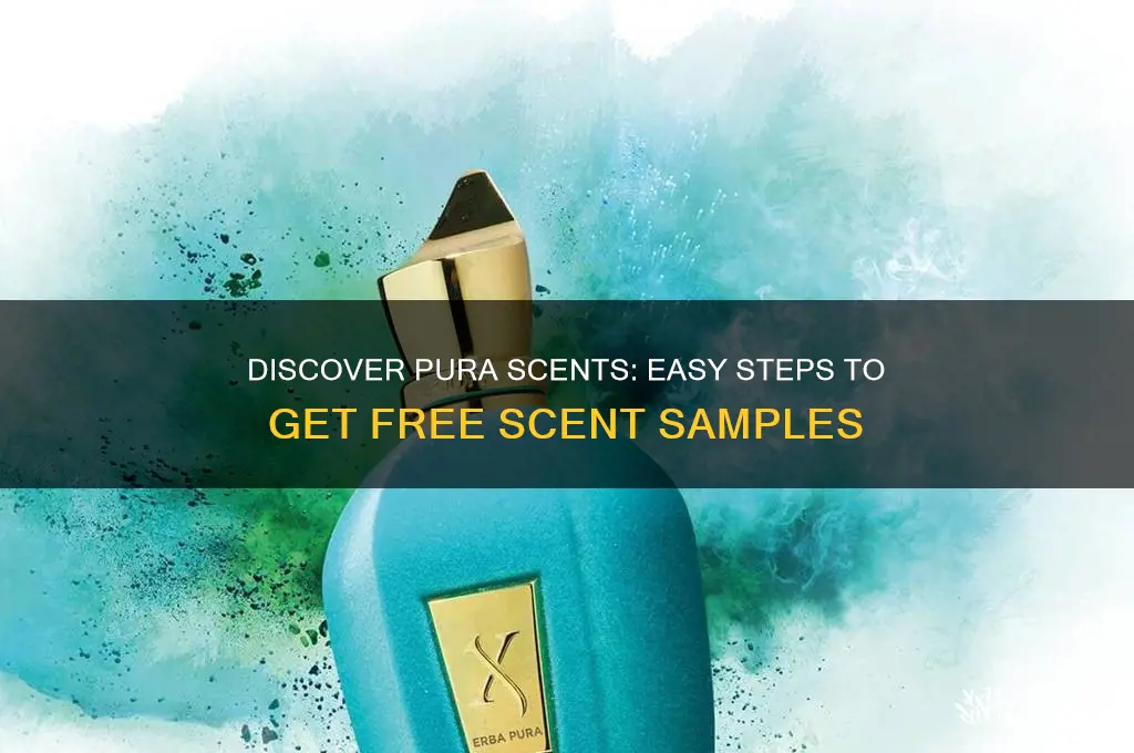 how to get pura scent samples