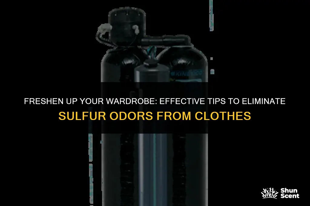 how to get remove sulphur odor in clothes