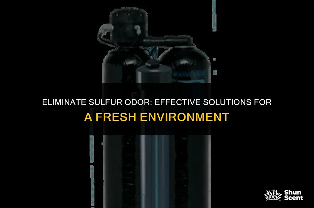 how to get remove sulphur odor