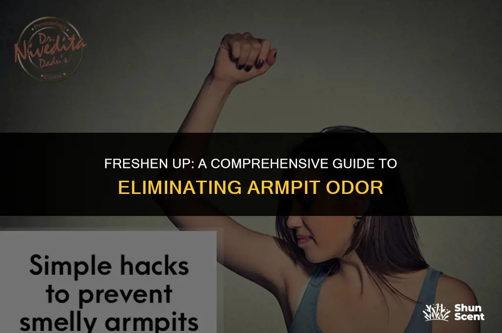 how to get rid armpit odor