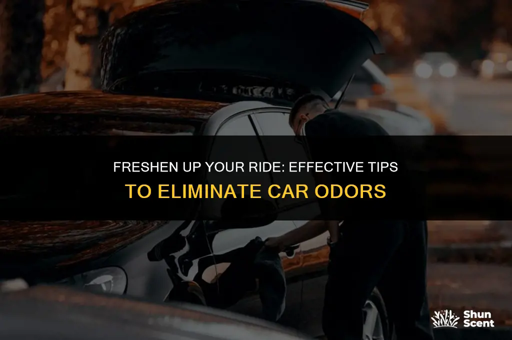 how to get rid car odors