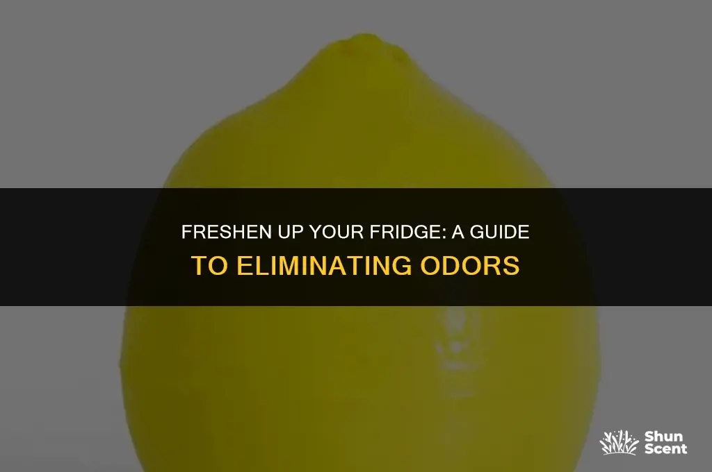 how to get rid odor in fridge