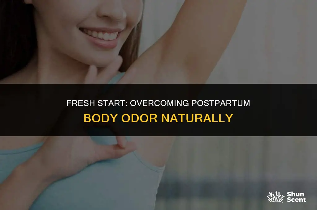 how to get rid of 2 year postpartum body odor