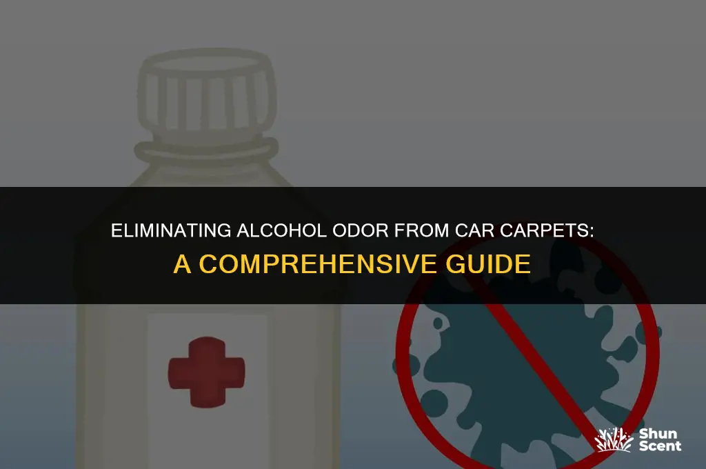 how to get rid of alcohol odor in car carpet